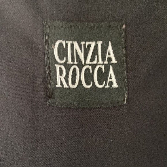 CINZIA ROCCA long black jacket size 8 *as is - Picture 4 of 13